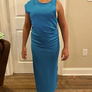 NWT absolutely gorgeous Teal asymmetrical dress